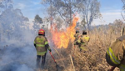 En Edomex se registran 18 incendios activos en 16 municipios