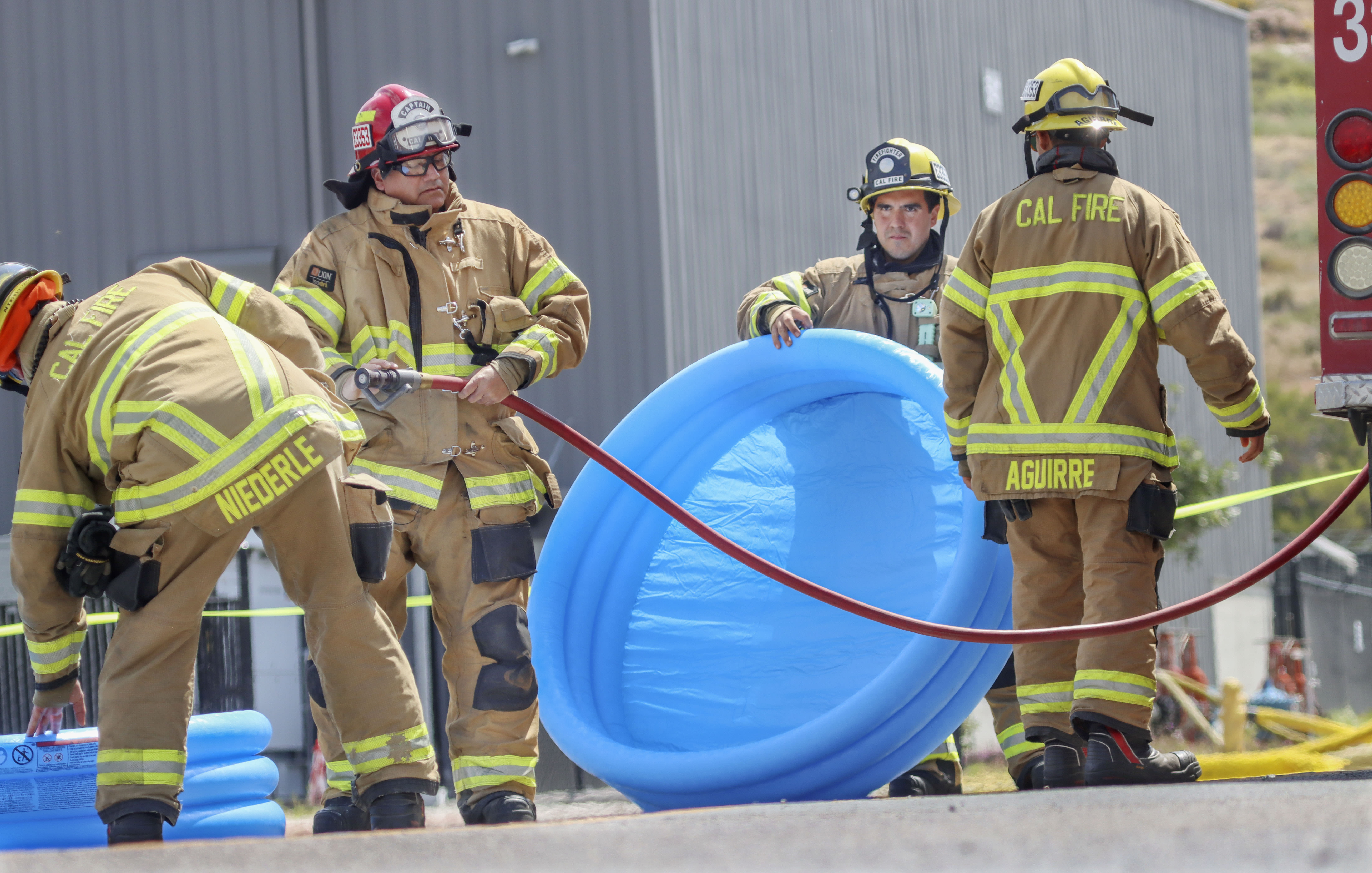 Fire flares up again at battery storage facility in Otay Mesa