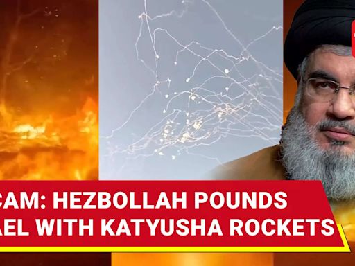 Biggest Hezbollah Attack On Israel In Weeks; Blasts Shake Galilee As Rockets Rain From Lebanon - Times of India Videos