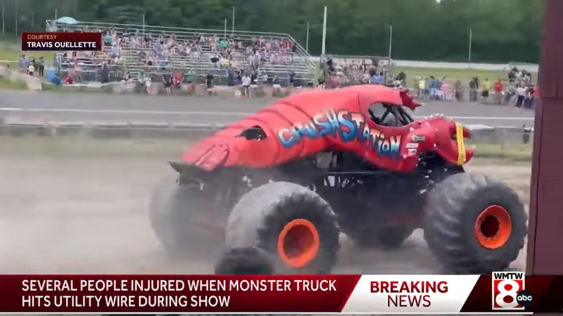 Freak Monster Truck Show Accident Looks Scary