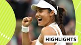 Wimbledon 2024 video highlights: Emma Raducanu dominant in win over Elise Mertens
