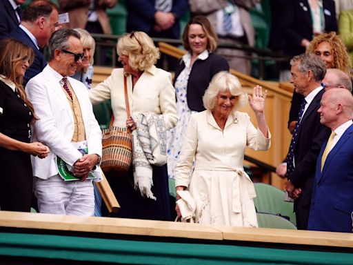 Queen Camilla enjoys surprise 'escape' to Wimbledon to watch tennis