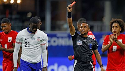 USMNT's Weah gets 1st-half red card vs. Panama