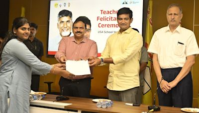 MSME Minister felicitates educators trained by TDP’s NRI wing