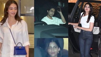 Aryan and Suhana Khan, Navya Nanda Attend BFF Ananya Panday's 'CTRL' Screening; Pics Go Viral - News18