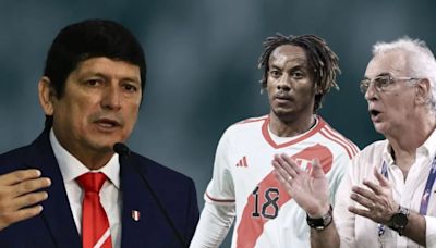 Agustín Lozano confirmó reunión con Jorge Fossati tras fracaso de Perú en Copa América 2024 y lanzó advertencia a André Carrillo