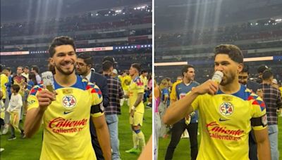 Henry Martín celebra el Bicampeonato del América con orgullo y emoción