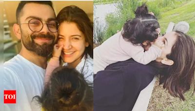 Anushka Sharma and Virat Kohli's baby girl Vamika is an artist, the actress bonds with her daughter over fun drawing activity - PIC inside | Hindi Movie News - Times of India