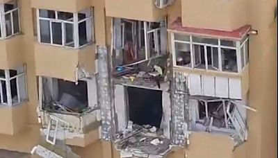 An explosion at an apartment building in northeastern China kills 1 and injures 3
