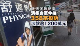 舒適堡暫結業　消委會至今接358宗投訴　涉款逾1200萬元