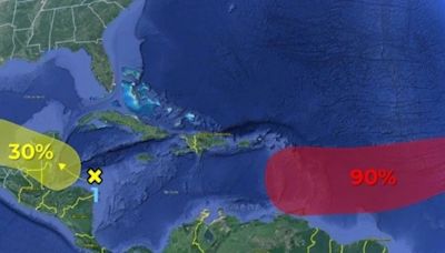 Ciclón tropical Beryl alcanza 90% de probabilidad de formación, anuncia el SMN