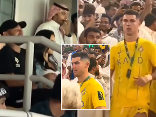 Neymar filmed ‘taunting’ Cristiano Ronaldo with Lionel Messi chant during Al Hilal win vs Al Nassr