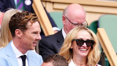 Julia Roberts and Benedict Cumberbatch among stars at men’s Wimbledon final