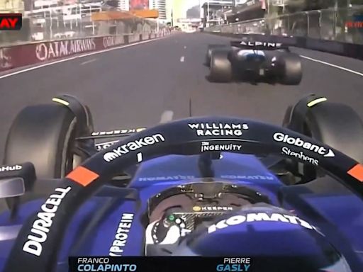 Los sobrepasos de Franco Colapinto a Pierre Gasly y Nico Hulkenberg en el Gran Premio de Azerbaiyán