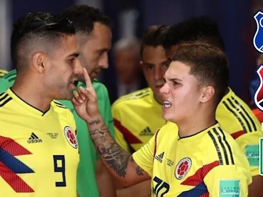 Algunos de los jugadores de la selección Colombia que regresaron al equipo de sus amores