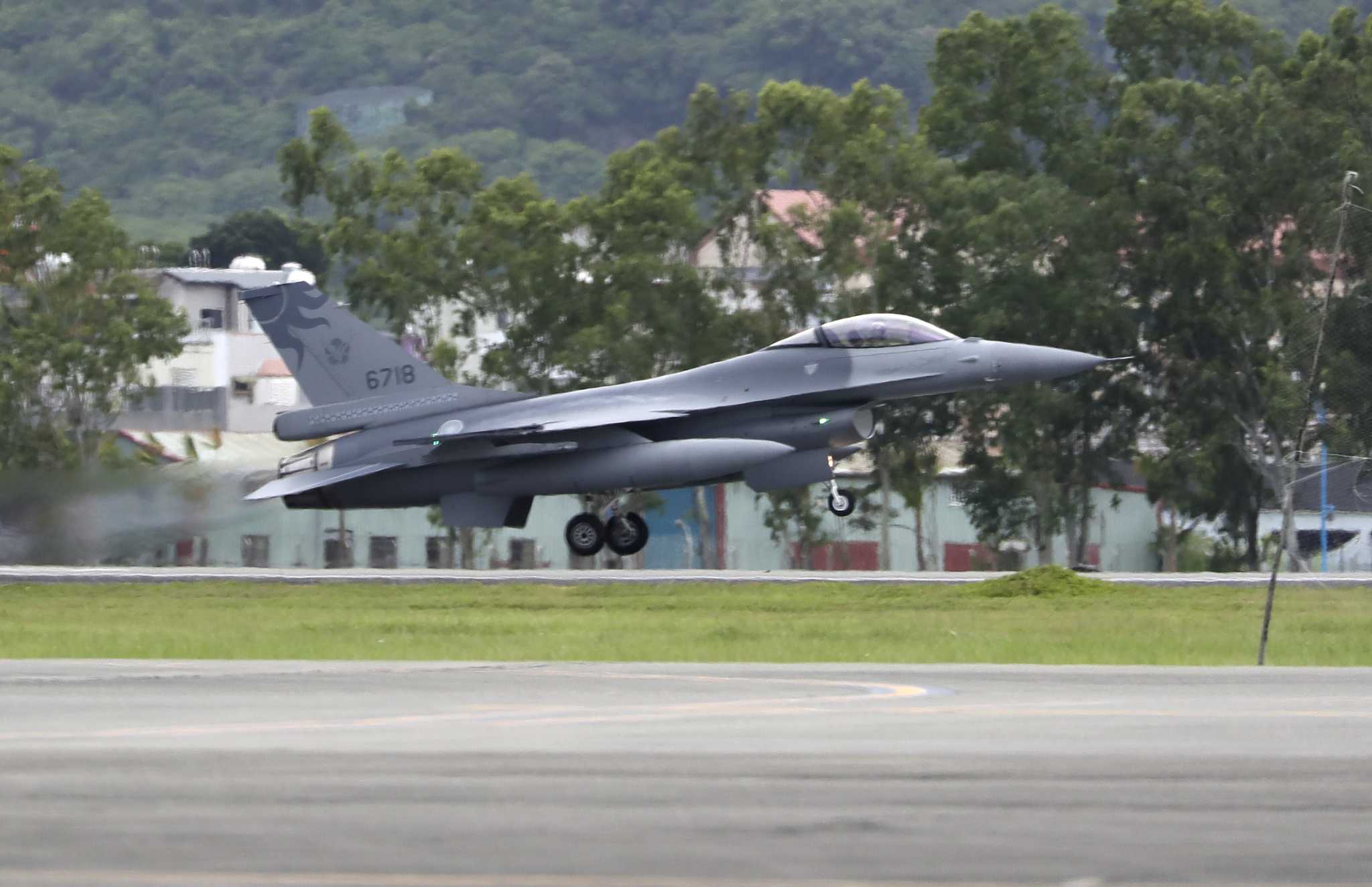 Typhoon prompts cancellation of Taiwan air force drills but naval exercises set to continue