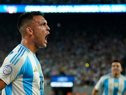 El gol de Lautaro Martínez que le dio el 1 a 0 a la Argentina ante Chile