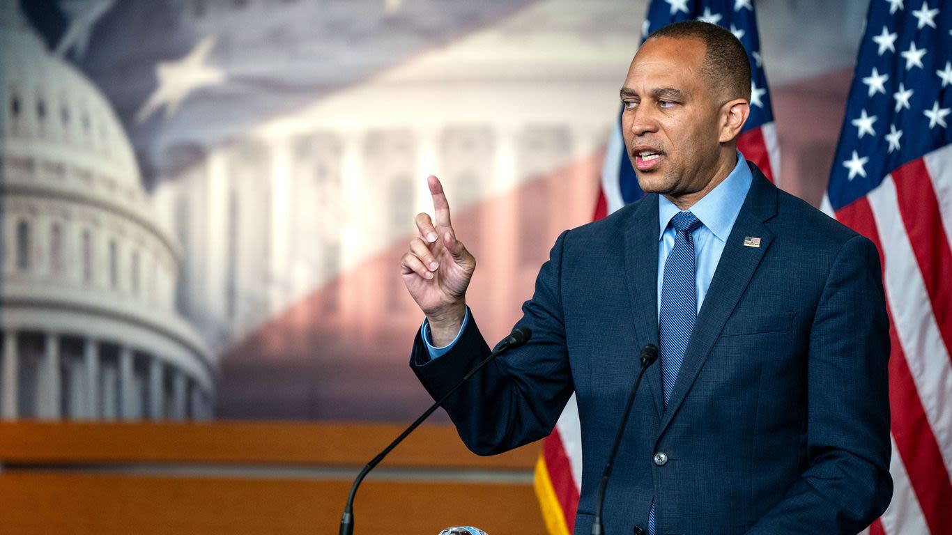 Hakeem Jeffries signals plans to boot Mike Johnson's "frightening" House Intel picks