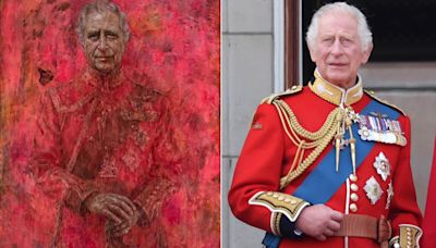 King Charles III divides fans after monarch releases first portrait: It 'looks like he's in hell'