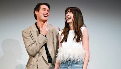Anne Hathaway Gifted “Idea of You” Costar Nicholas Galitzine Listerine Art After Their Intense Kissing Scenes