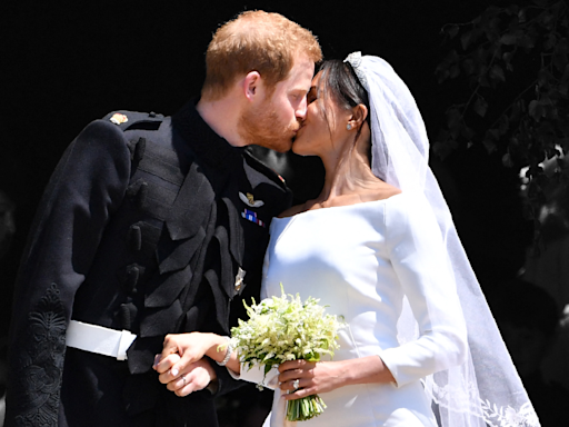 Prince Harry and Meghan Markle's wedding day in photos