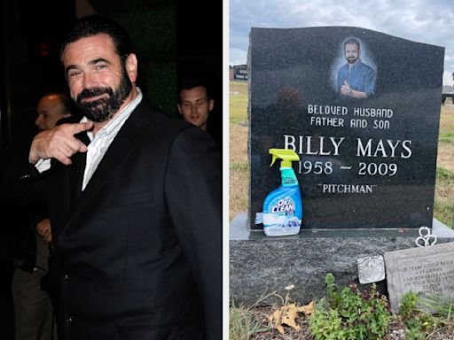 Bottle of Oxiclean Left Next to Billy Mays’ Tombstone