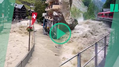 Inondations dans les Alpes suisses : la station de Zermatt coupée du monde, 3 disparus dans les Grisons