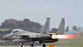 A US Air Force fighter wing is asking the public to please stop pointing lasers at its aircraft