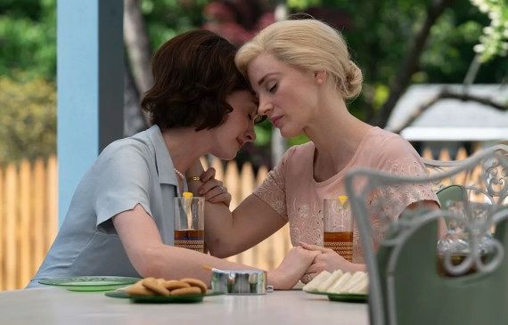 ‘Mothers’ Instinct’ Review: Jessica Chastain and Anne Hathaway Play Desperate Housewives in Sad and Silly Period Psychodrama