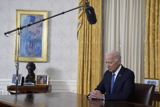 Biden delivers solemn call to defend democracy as he lays out his reasons for quitting race | ABC6