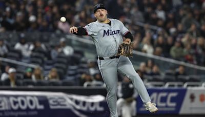 Jake Burger Returns to Lineup for Series Opener versus Los Angeles Dodgers