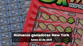 Lotería de Nueva York en vivo: resultados y ganadores del lunes 22 de abril de 2024 - El Diario NY