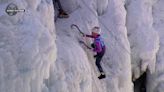 Colorado ice climbing competition goes on despite warming and drought