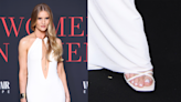 Rosie Huntington-Whiteley Steps Out in White-Hot Square-Toe Sandals at Cannes 2024 “Women in Cinema” Gala