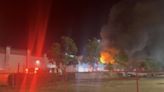 Crews battle second-alarm fire at multi-business complex in Rancho Cordova