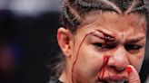 HORROR cut stops UFC 303 fight as elbow leaves star with gash 'down to the BONE'