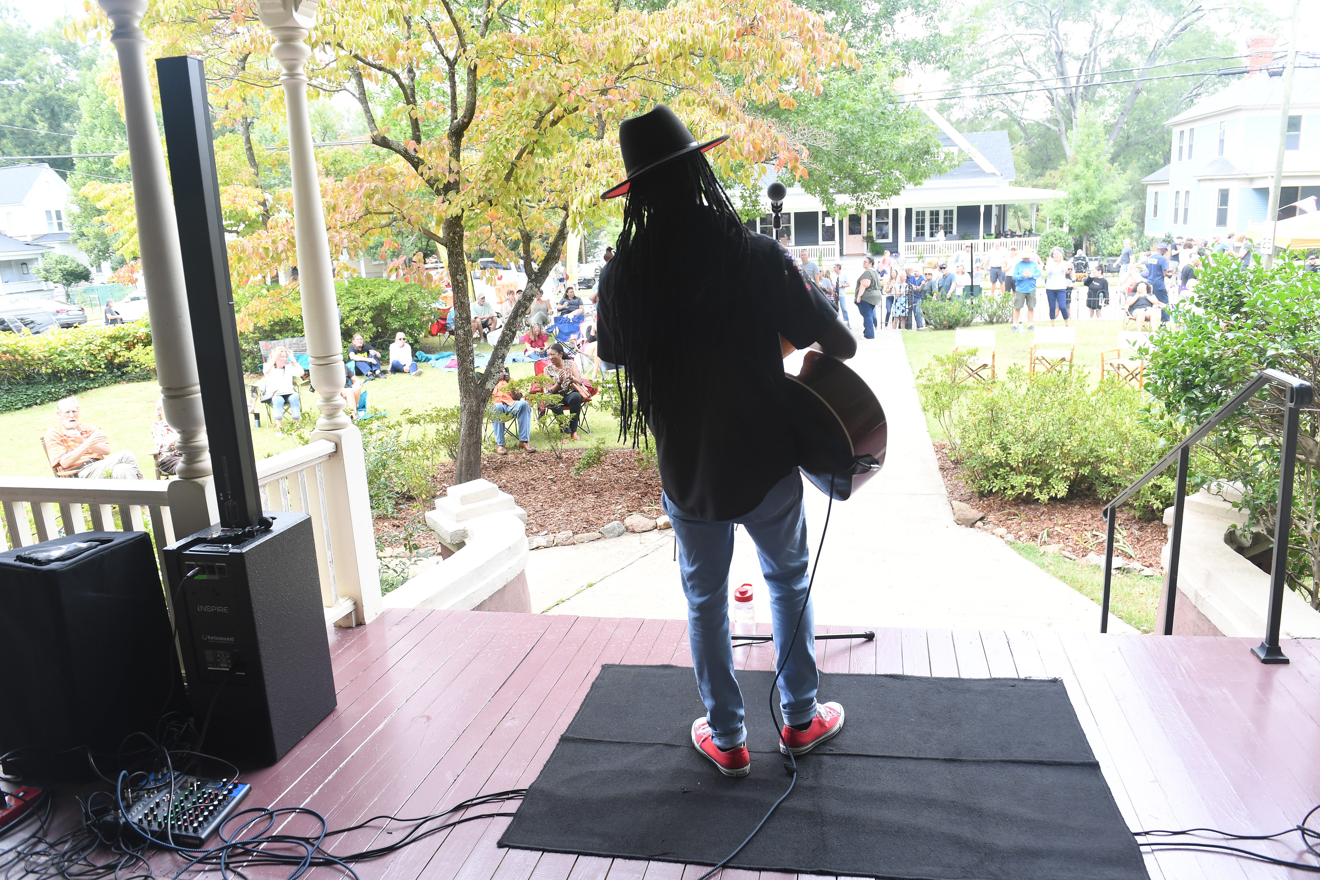 Historic homes became concert stages at Hampton Heights Porchfest; see photos, watch video