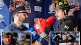 NYC firefighter and cop ready for boxing rematch inside MSG at International Battle of the Badges