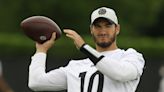 Quarterback Mitchell Trubisky on pace to start for Pittsburgh Steelers
