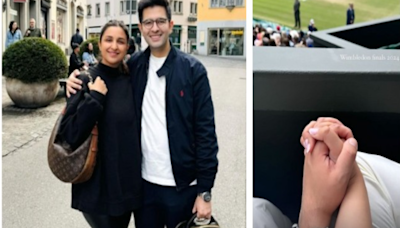 Wimbledon 2024: Parineeti Chopra, Raghav Chadha Hold Hands As They Catch Men's Singles Final. See Pic