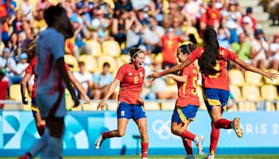 España remonta y vence a Japón en su histórico debut olímpico en París en fútbol femenino