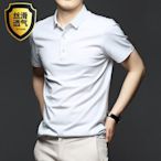 高品質夏季Polo衫男短袖T恤新款韓版男上衣簡約薄款男裝透氣