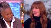 Julia Roberts Puts Her Hand Up to Stop Her ‘View’ Interview to Laud Whoopi Goldberg