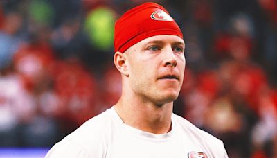 49ers RB Christian McCaffrey dealing with Achilles tendinitis, Kyle Shanahan says