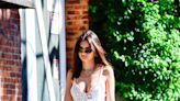 Emily Ratajkowski Subtly Freed the Nipple in a See-Through Lace Sundress