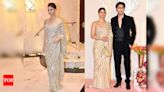Suhana Khan redefines fashion norms at Anant-Radhika's wedding by repeating sari | - Times of India