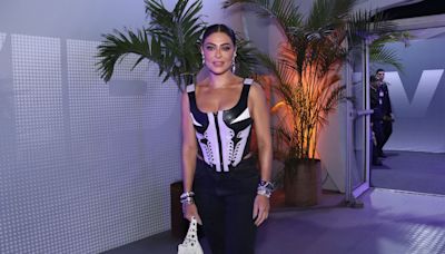 Juliana Paes escolhe corset de couro para o último dia de Rock in Rio