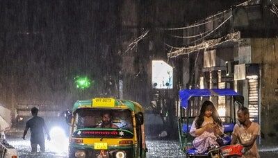 Heavy rains lash Delhi: Flights diverted, schools shut, city on high alert