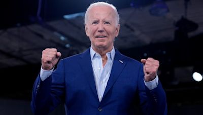 Biden seeks to tame Democrat panic at postdebate rally