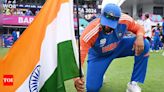 Rohit Sharma updates profile picture with tricolour flag installation moment in Barbados | Cricket News - Times of India